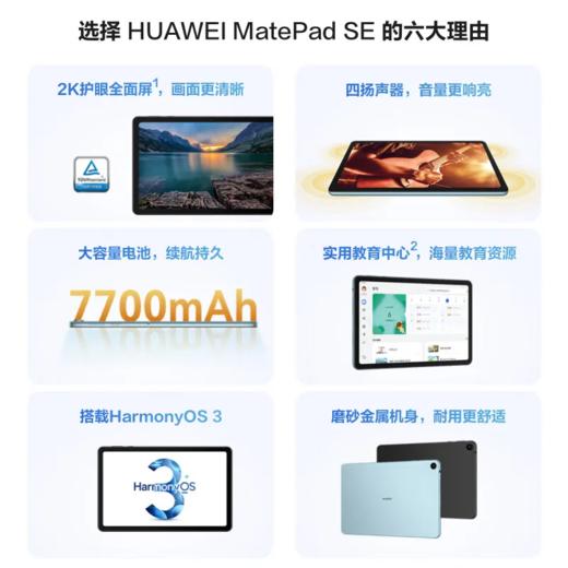 【一手样机】华为平板 MatePad SE 10.95英寸 商品图0