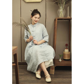 【线上专属】连衣裙（17045-浅云）