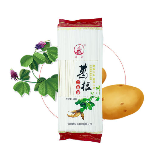 【严选】森龙葛根面500g面/硒面/土豆面 商品图3