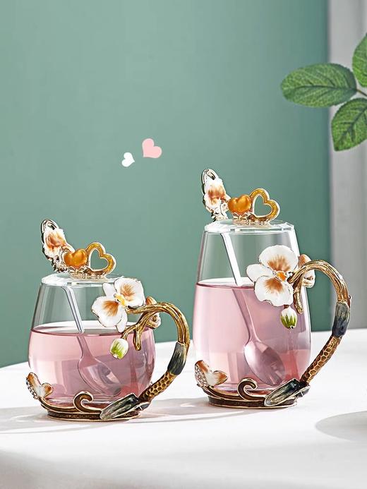 E-N-B0097/0098 诺诗曼兰之恋 珐琅单杯 商品图2