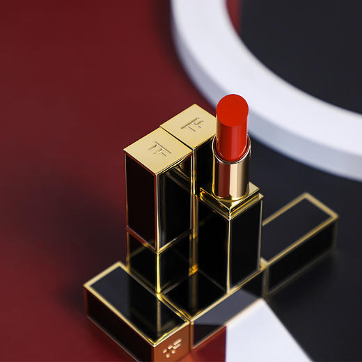 Tomford汤姆福特 tf口红唇膏黑管16#15#80#/黑细管24#27#50#51# 保湿上色持斯嘉丽红3g 商品图4