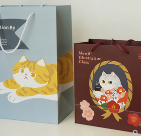 妙吉mewji丨原创插画纸袋