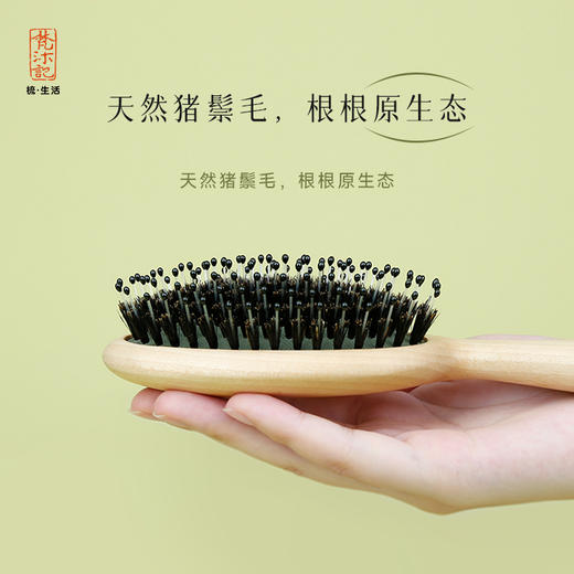 梵沐记萌芽猪鬃气垫梳 商品图3