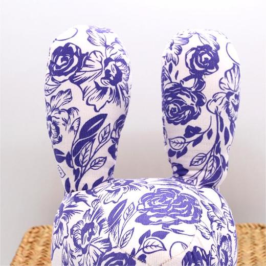 深山集市 大号花花公子牛仔扎染灯芯绒兔子玩偶（随机发货 拆快递如同拆盲盒） 商品图2