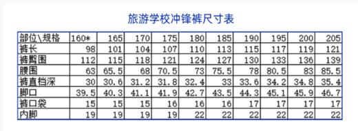 2022级浙江省杭州市旅游职业学校学生校服(有质量问题可换货,不退货) 商品图6