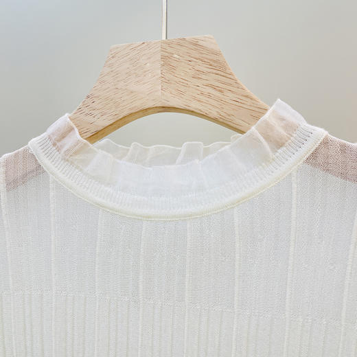 【叠穿神器】雾感蕾丝边打底针织背心H231090858 商品图3