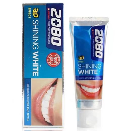 2080炫白3D牙膏2080 뉴샤이닝 화이트 3D치약100g 商品图0