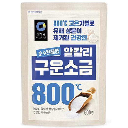 [清库28.04.16]청정원 알칼리 구운소금500g 商品图0