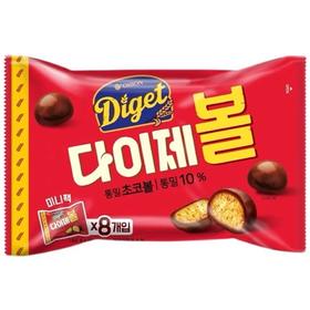 好丽友麦巧克力球饼干42g오리온 다이제볼