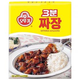 不倒翁3分炸酱200g오뚜기 3분 짜장