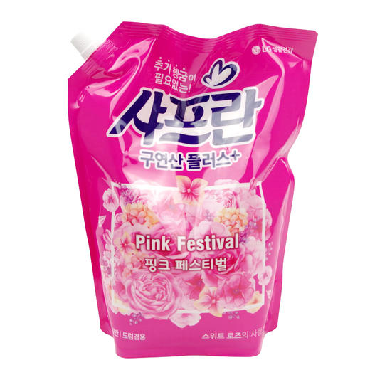 舒福蓝柔顺剂粉红玫瑰2.1L샤프란 핑크 페스티벌 商品图0