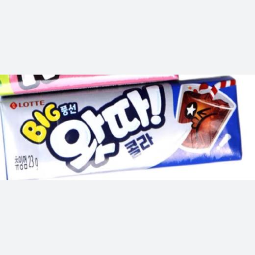 乐天哇大可乐味口香糖泡泡糖왓따콜라23g 商品图0