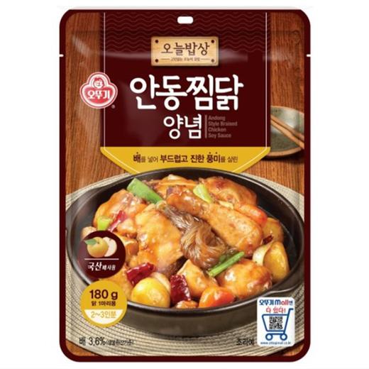 不倒翁安东炖鸡调味汁180g오뚜기 오늘밥상 안동찜닭양념 商品图0