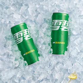 雪碧清爽柠檬味汽水摩登罐330ml*12罐整箱