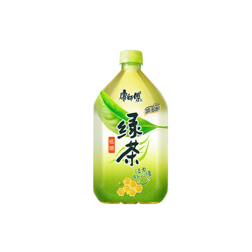 康师傅低糖 绿茶（蜂蜜茉莉味）果味茶饮料1L 商品图2