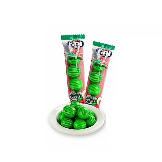 西班牙Fini菲尼柠檬西瓜形口香糖夹心泡泡糖4粒20g 商品图1