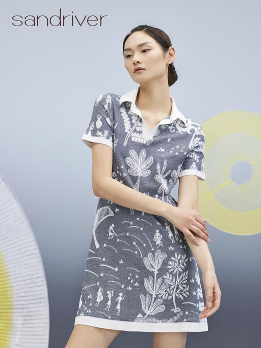 POLO棒球衫短袖连衣裙 SJS95W062K 商品图1