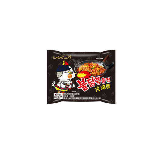 火鸡面韩国三养超辣鸡肉味干拌面140g/袋 商品图1