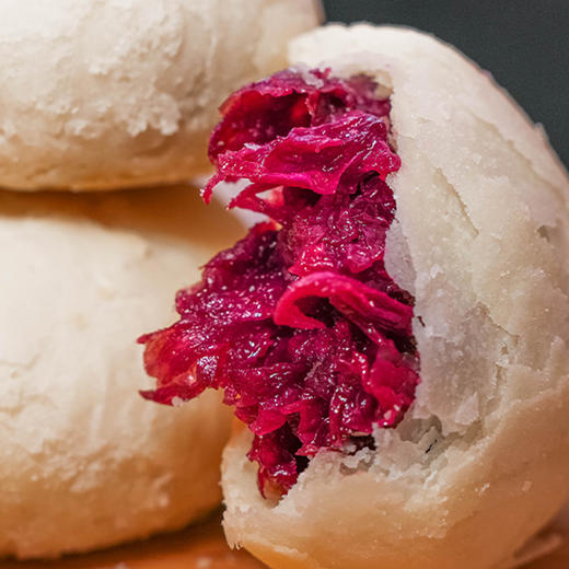 【掌柜好物】云南·现烤玫瑰鲜花饼（6枚/盒）满口花香 现烤现发  素食鲜花饼 商品图1