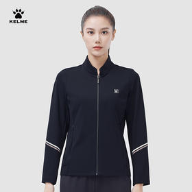 卡尔美GOLF CAMP系列女士早春休闲针织立领外套