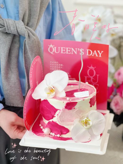 女神节限定  蝴蝶兰女神 · 奶油蛋糕 商品图0