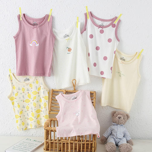 【39.9/3件】儿童夏季背心纯棉A类吊带男童女童100-160码店 商品图1