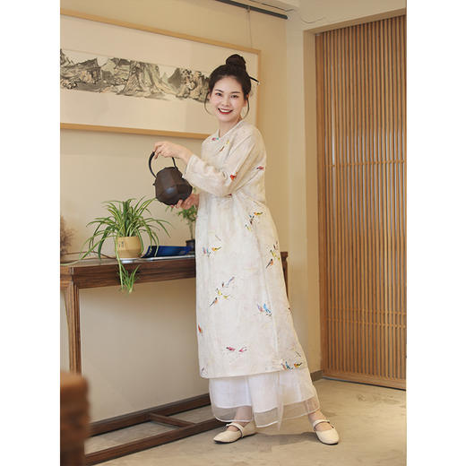 【抖音专属】连衣裙（23707009-山岚） 商品图1