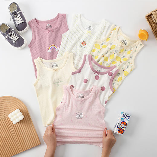 【39.9/3件】儿童夏季背心纯棉A类吊带男童女童100-160码店 商品图3