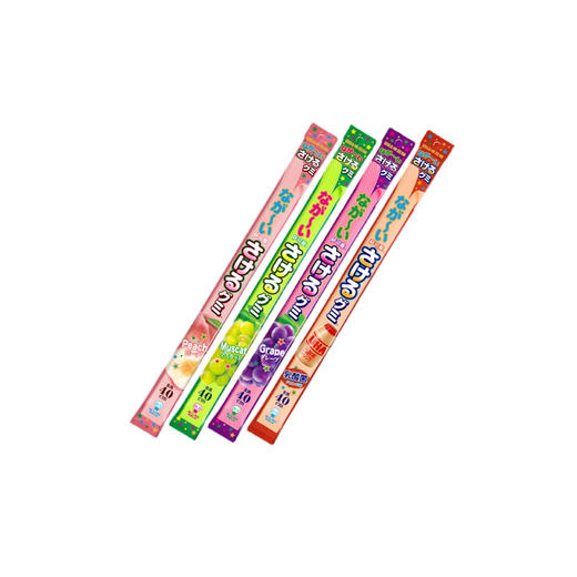 日本进口UHA悠哈萨可爱紫葡萄桃子手撕软糖 商品图1