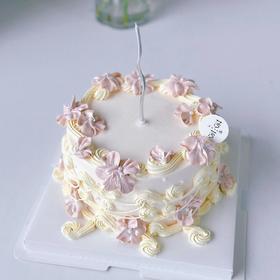 温柔系裱花蛋糕（下单现做，根据排单3-4小时左右）