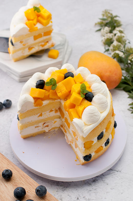 芒果戚风裸蛋糕 商品图1