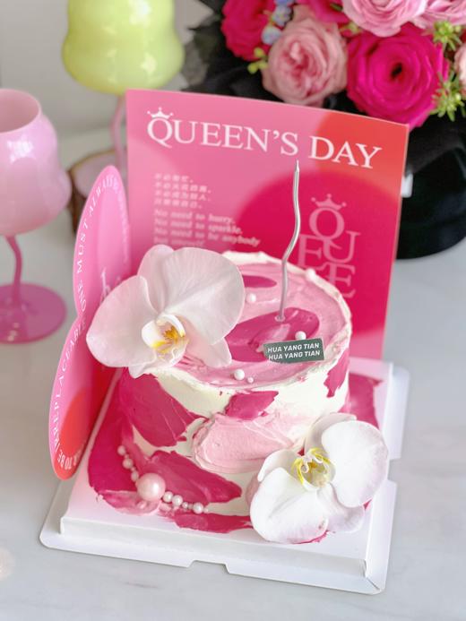 女神节限定  蝴蝶兰女神 · 奶油蛋糕 商品图1