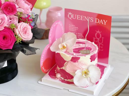 女神节限定  蝴蝶兰女神 · 奶油蛋糕 商品图2