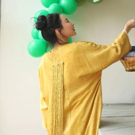 【抖音专属】连衣裙（23710026C-缃叶） 商品图6