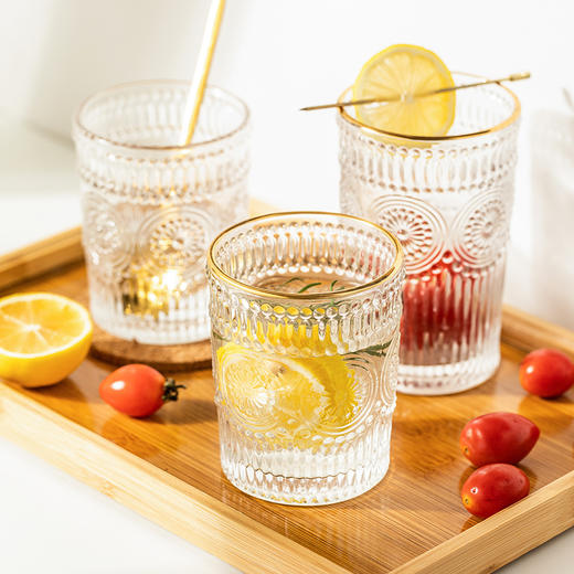 摩登主妇浮雕玻璃杯 商品图1