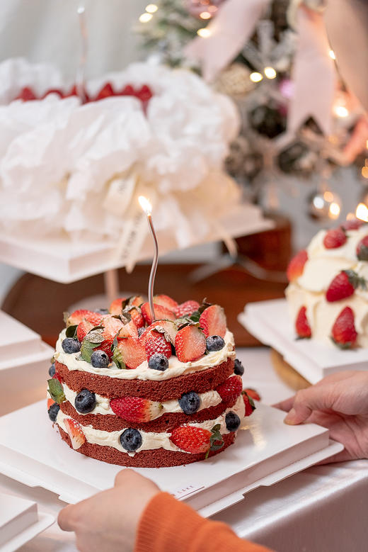 草莓裸蛋糕 商品图1