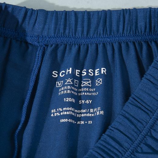 【印花莫代尔】SCHIESSER舒雅儿童睡衣2023春夏新款莫代尔男童卡通短袖七分裤家居服套装3B-20830H 商品图3