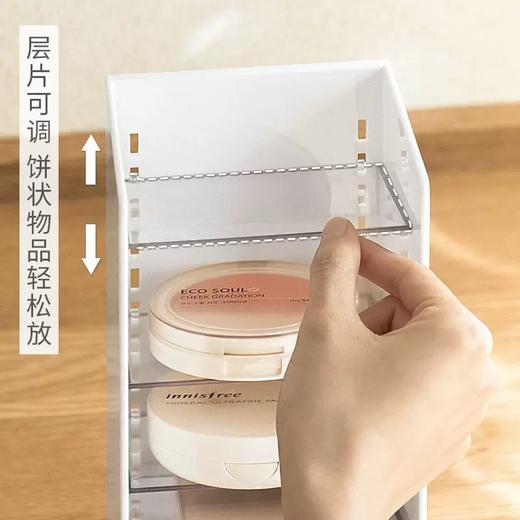 【清仓】懒角落化妆品收纳盒桌面梳妆台护肤品镜柜置物盒口红化妆刷抽屉式盒子 商品图2
