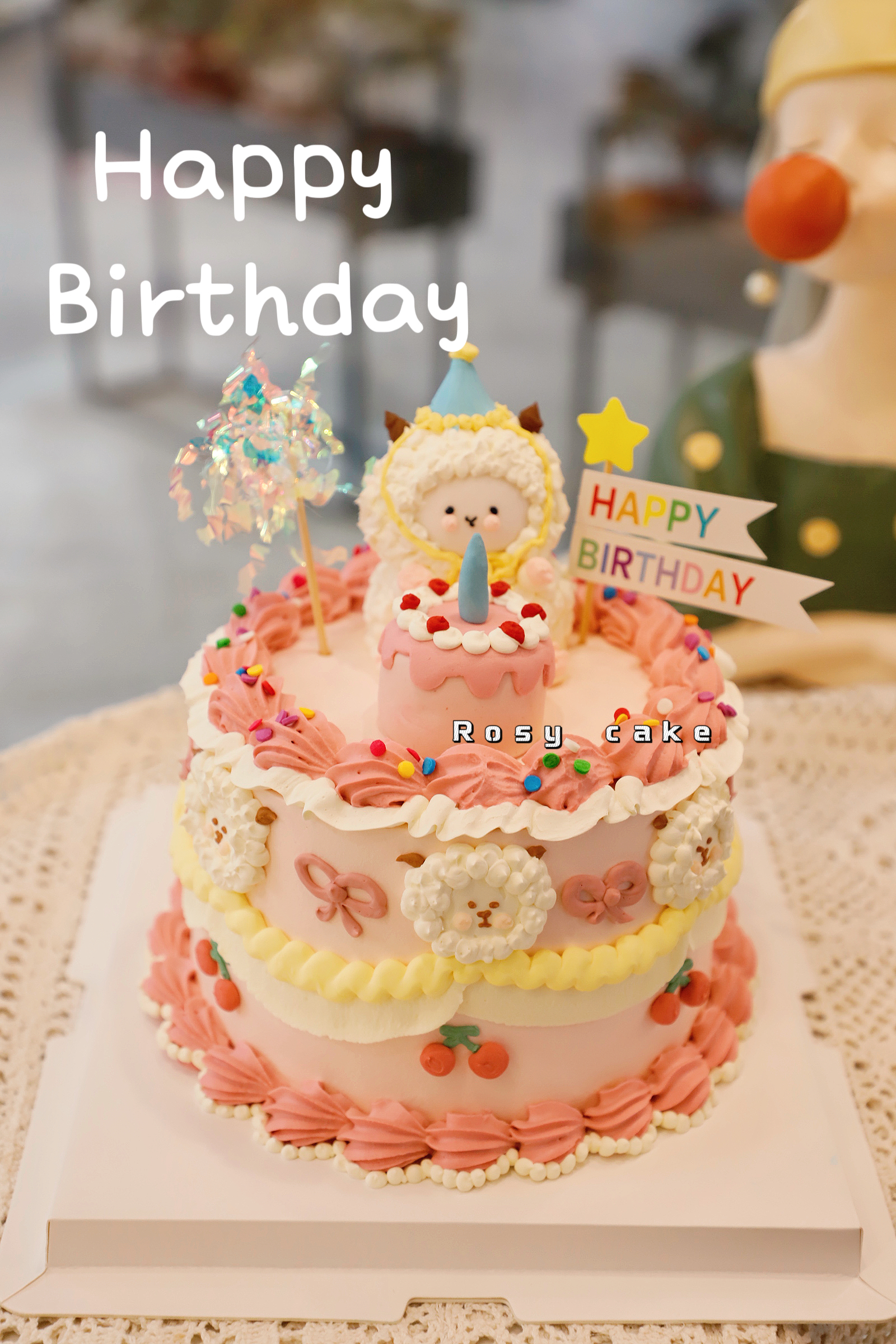 复古小羊生日款