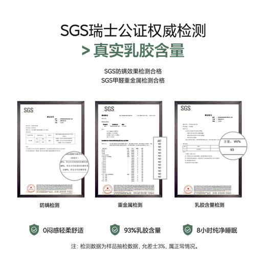 自然醒乳胶枕头天然泰国进口防螨护颈椎助睡眠单人记忆枕头枕芯 商品图3