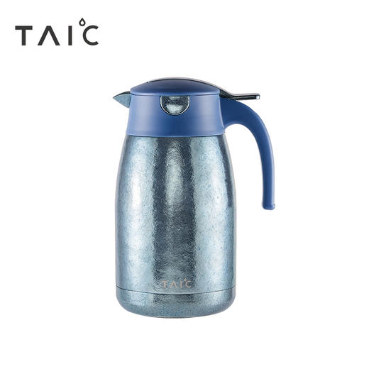 【样品清仓特惠5折，仅一个无货退款】TAIC 太可双层纯钛保温壶1.5L（瀚海蓝）【不支持补差，非质量问题不退不换】S 商品图1