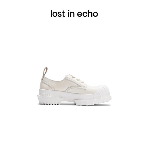 [福利价]lost in echo复古猎鸭厚底增高休闲板鞋单鞋大圆头西装鞋饼干鞋女 商品图5