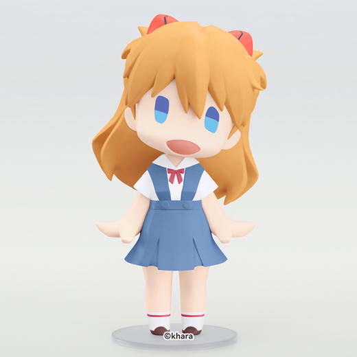 【GSC现货】HELLO! GOOD SMILE 绫波零/明日香 学生服Ver.手办模玩动漫 商品图3