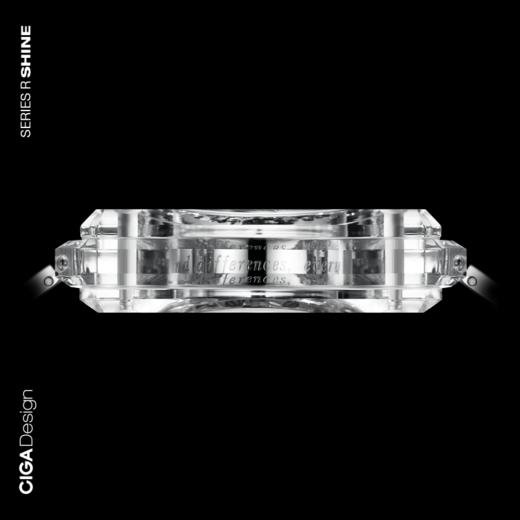 CIGA Design/玺佳 R系列 Shine 冰美人 R032-CS01-5WH 全透明宝石感机械表 商品图7