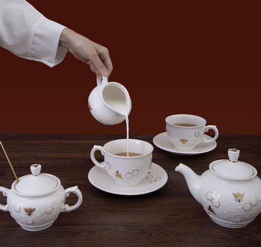 【ins风茶具】大丰收茶具组 1茶壶1奶壶1糖罐2杯2盘 商品图0