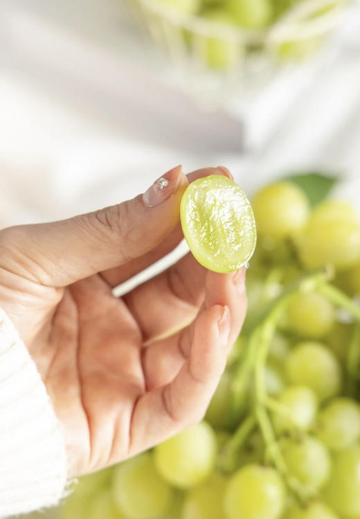 智利空运✈️棉花糖青提，打开盒就是甜甜的清香！果香味浓，带有一股棉花糖的味道 商品图5