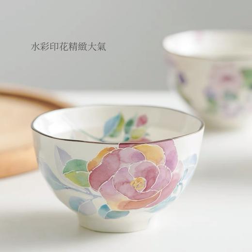 日本进口和蓝陶瓷饭碗日式甜品小汤碗5入碗礼盒套装花蝴蝶2入盘5入碗2入面碗 商品图5