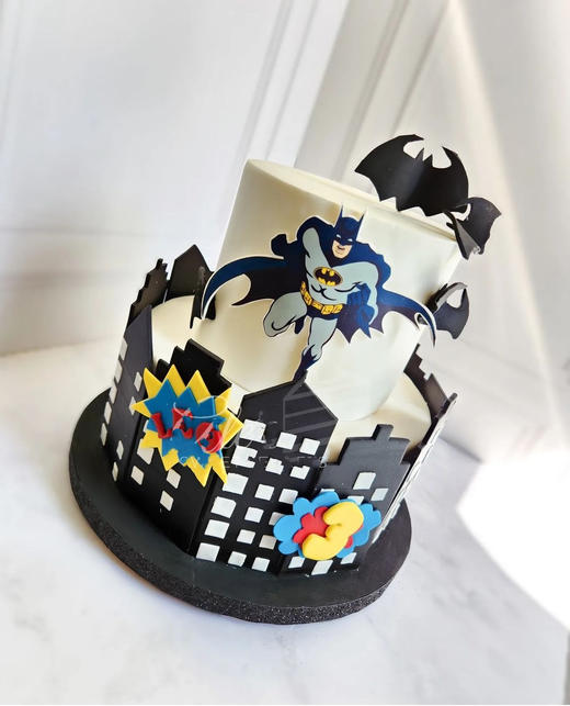 蝙蝠侠（奶油蛋糕，装饰翻糖，提前7天预订） 商品图0