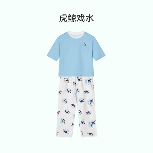 【秒杀】ibaby×outlast太空科技恒温针织短袖家居服套装薄款春夏装 商品图9