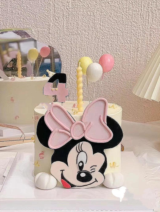 米妮和米奇（奶油蛋糕，翻糖装饰，提前7天预订） 商品图1